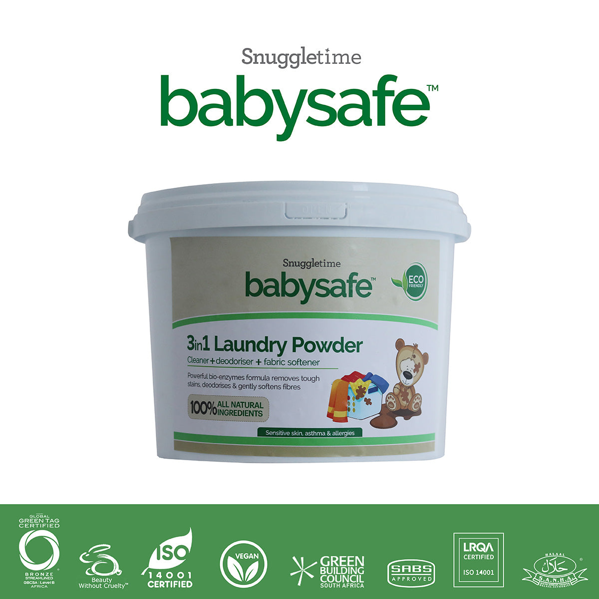 BabySafe 3in1 Laundry Powder - 2.5kg