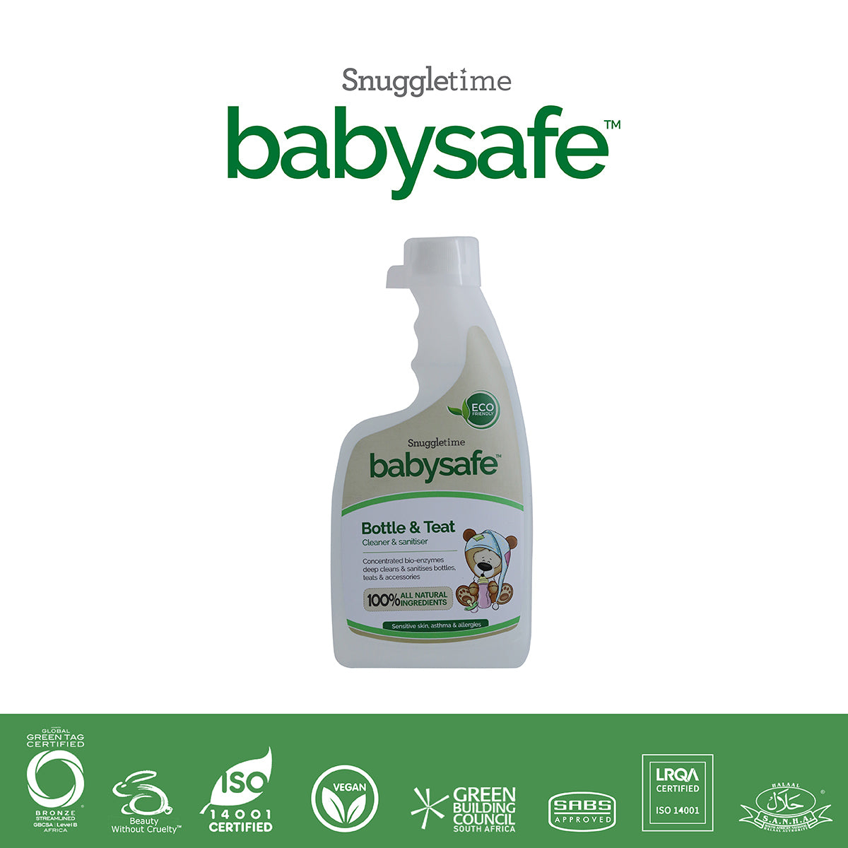 BabySafe Bottle & Teat Cleaner and Sanitiser - 500ml