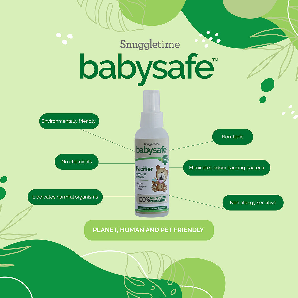 BabySafe Pacifier Cleaner & Sanitiser - 100ml