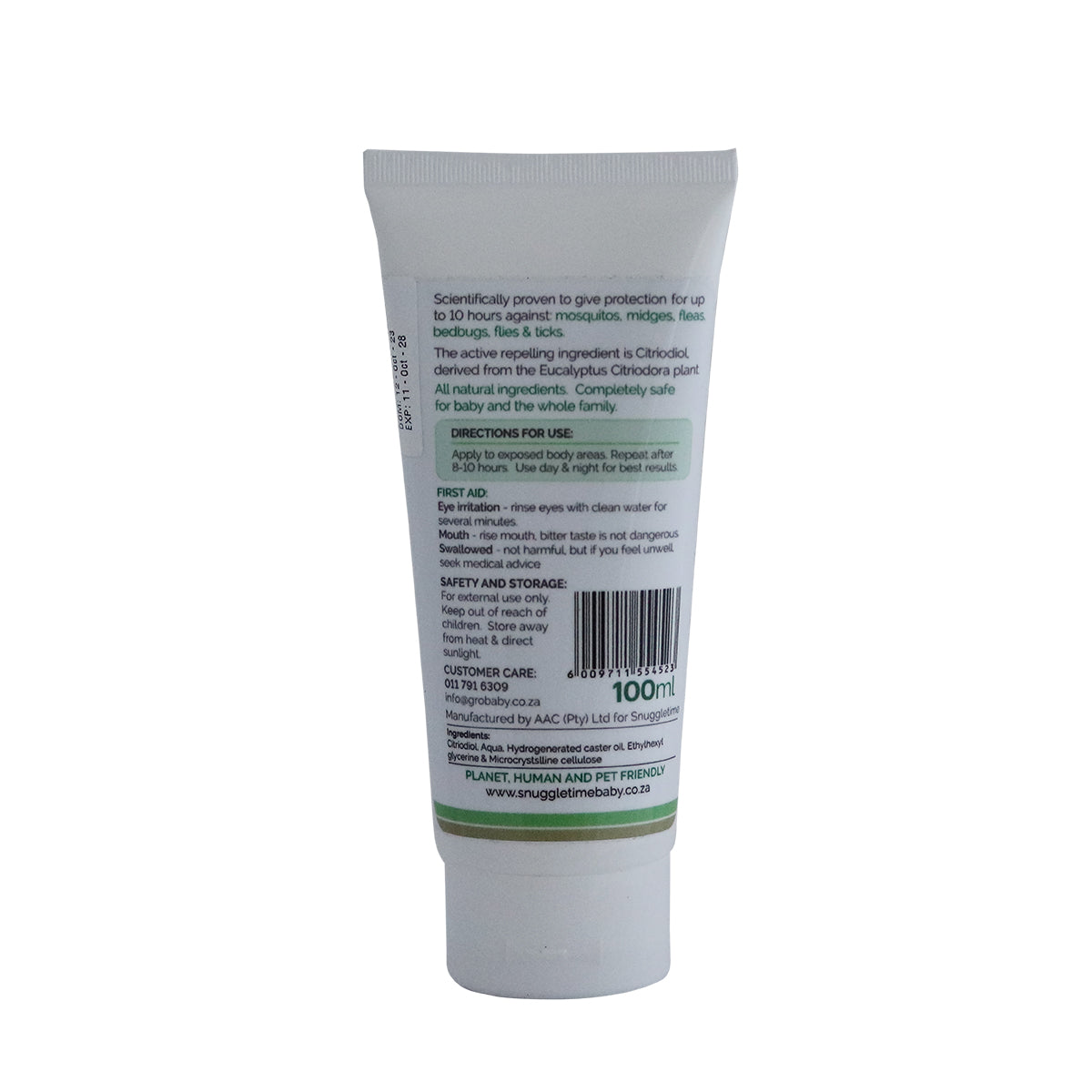 BabySafe Mosquito & Insect Repellent Body Cream  - 100ml