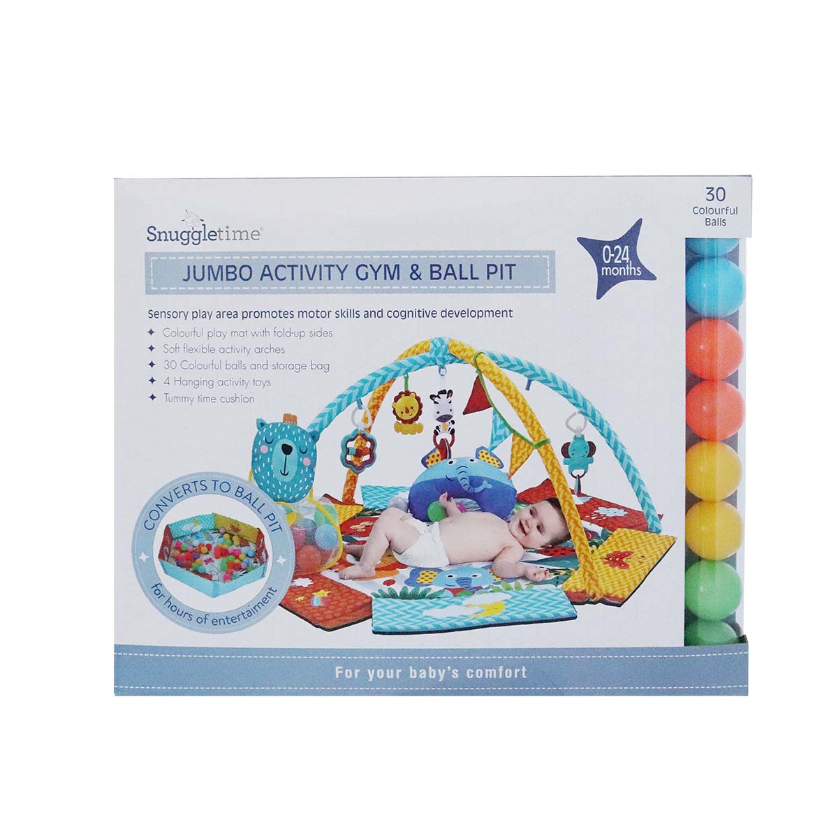 Snuggletime Jumbo Activity Gym and Ball Pit