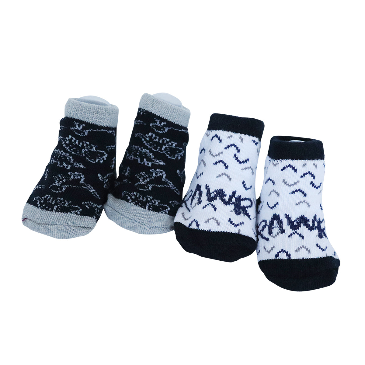 Snuggletime 5-Piece Gift Set - 3 Bandana Bibs and 2 Pairs of Socks