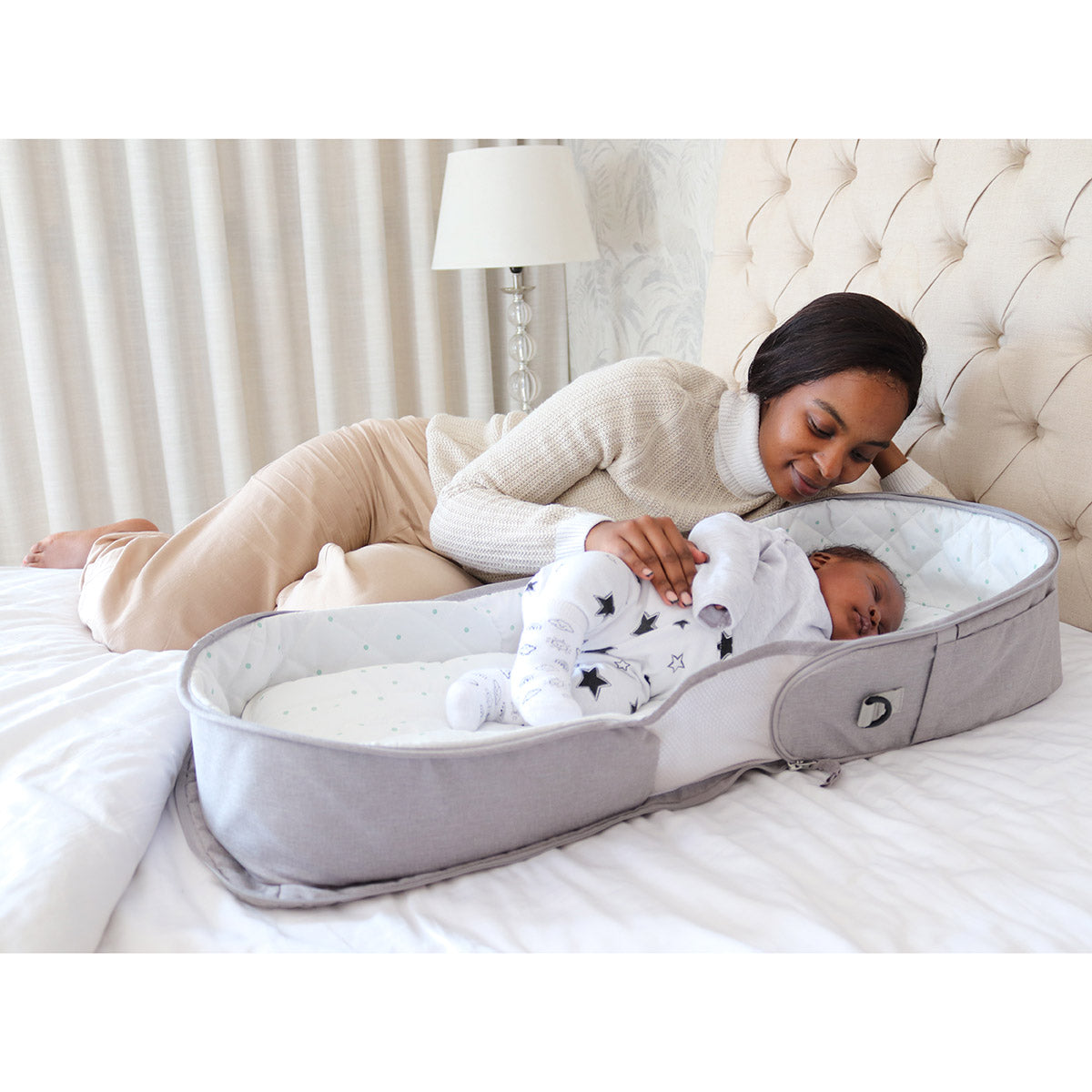 Snuggletime Travel Nest Infant Co-Sleeper with Mozzi Net