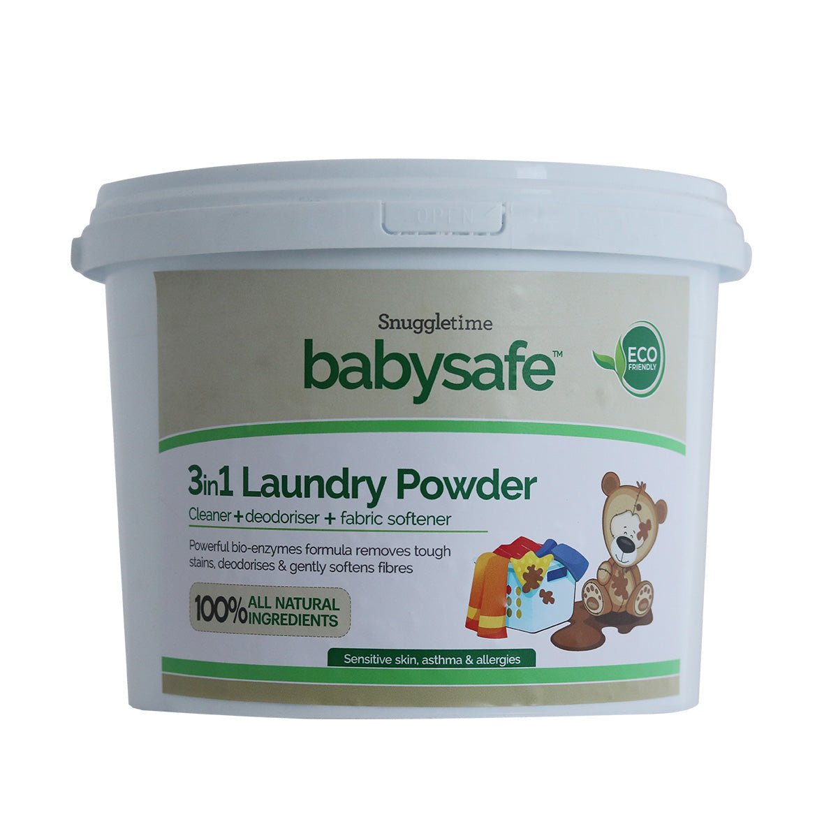 Safe Powder BabySafe 3in1 Laundry Powder - 2.5kg - Snuggletime