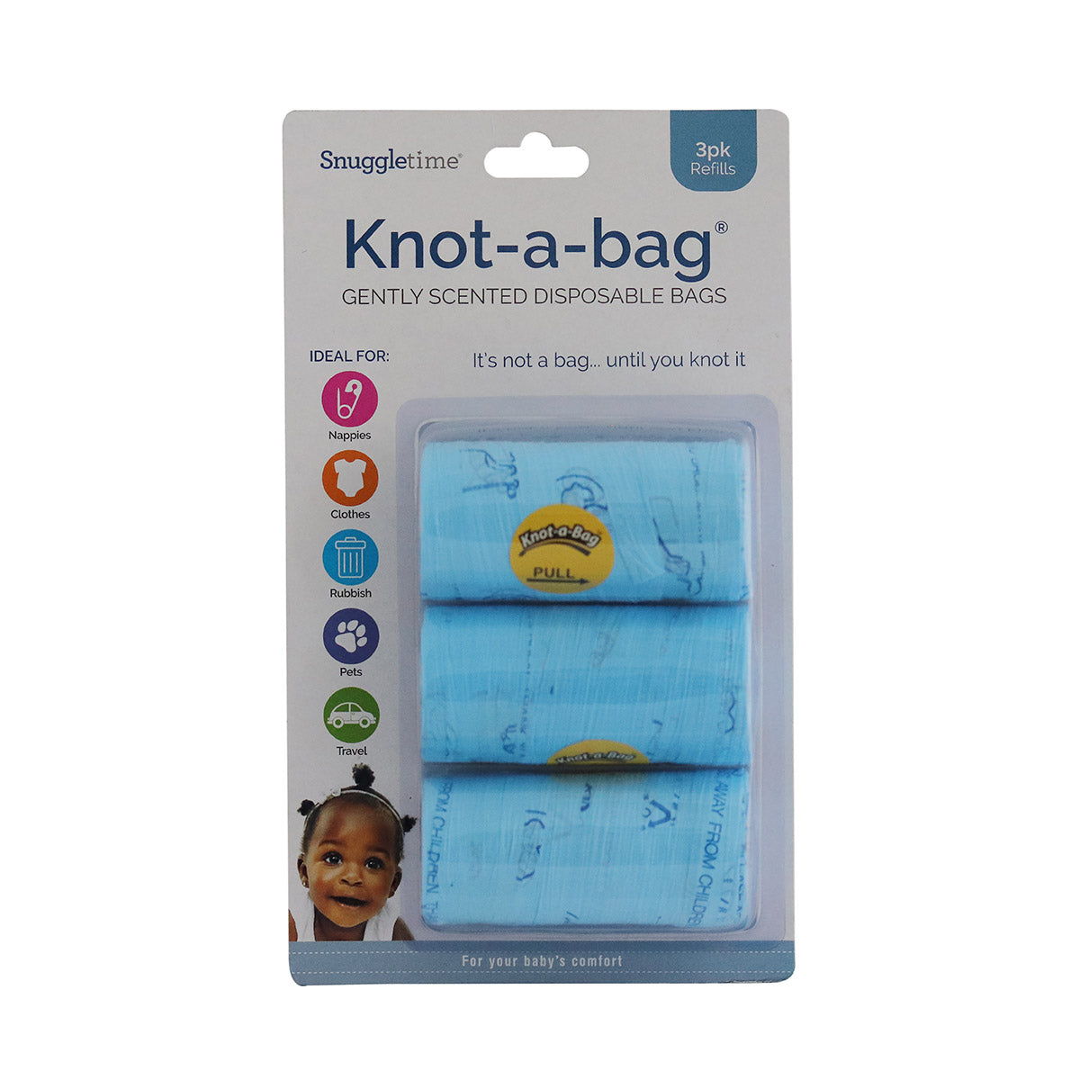 Snuggletime Knot-a-bag - 3 Pack Refills