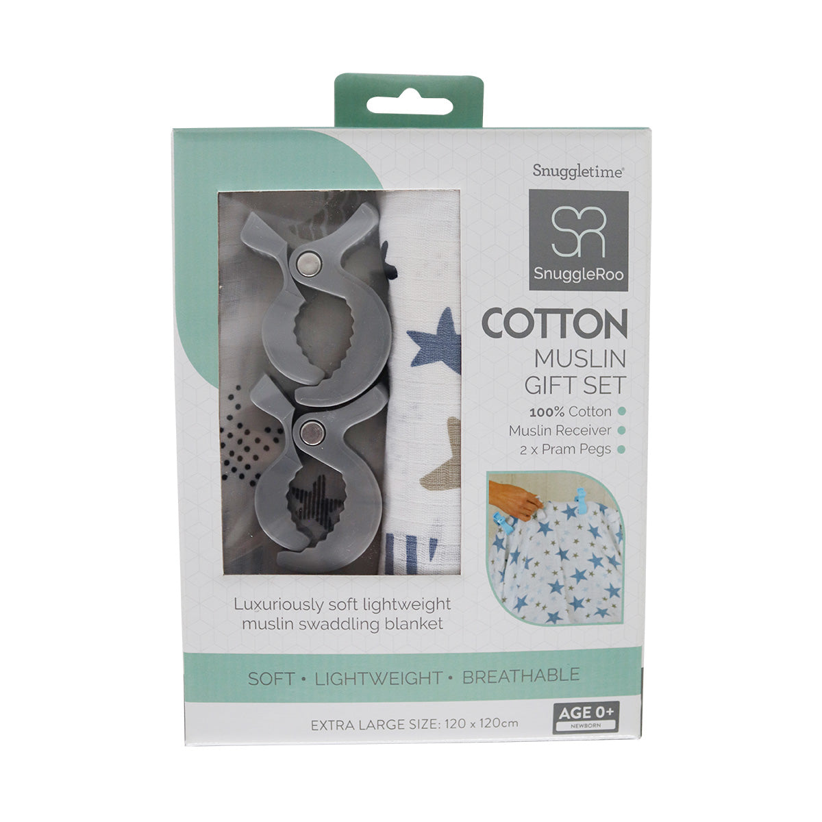 Snuggletime SnuggleRoo Cotton Muslin Gift Set