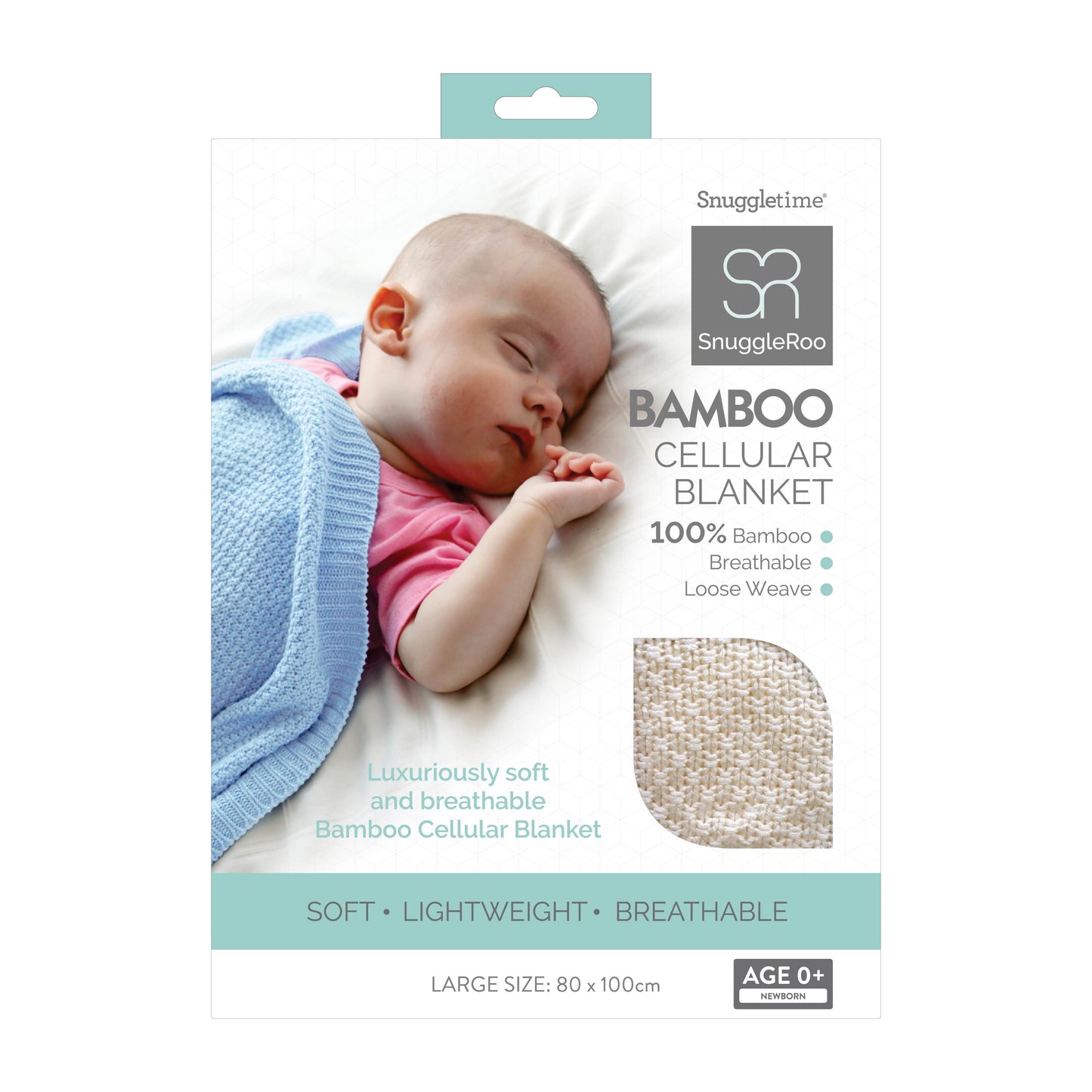 Snuggletime Snuggleroo Bamboo Cellular Blanket