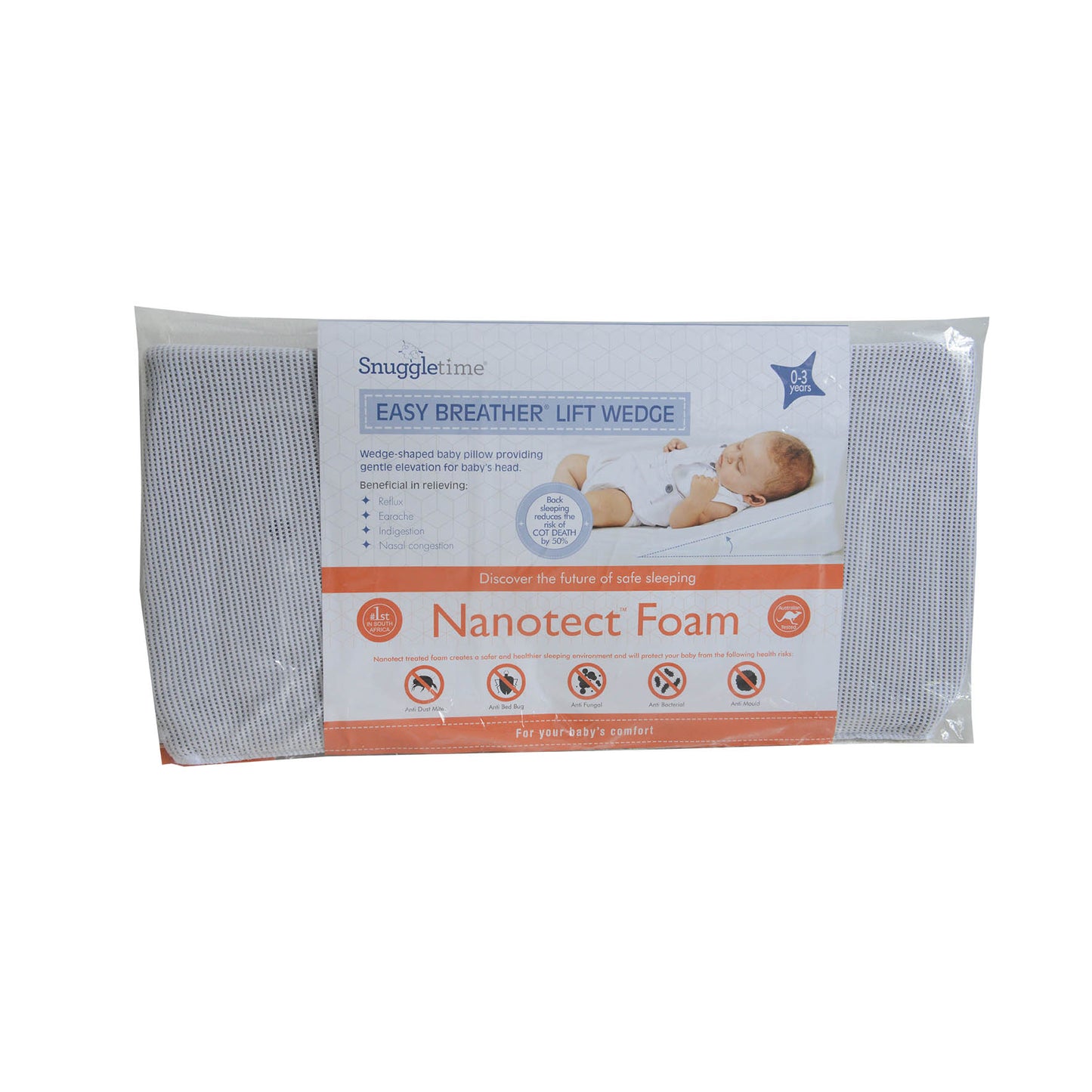 Snuggletime Nanotect Easy Breather Lift Wedge and Cover