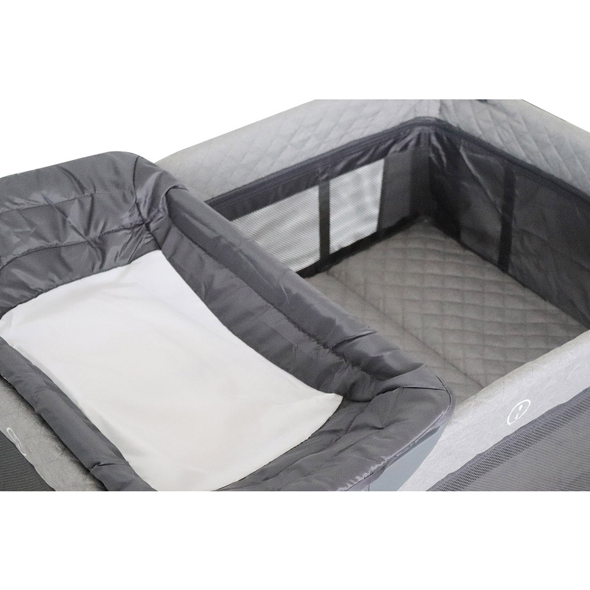 Snuggletime Camp Cot with Changer and Side Storage