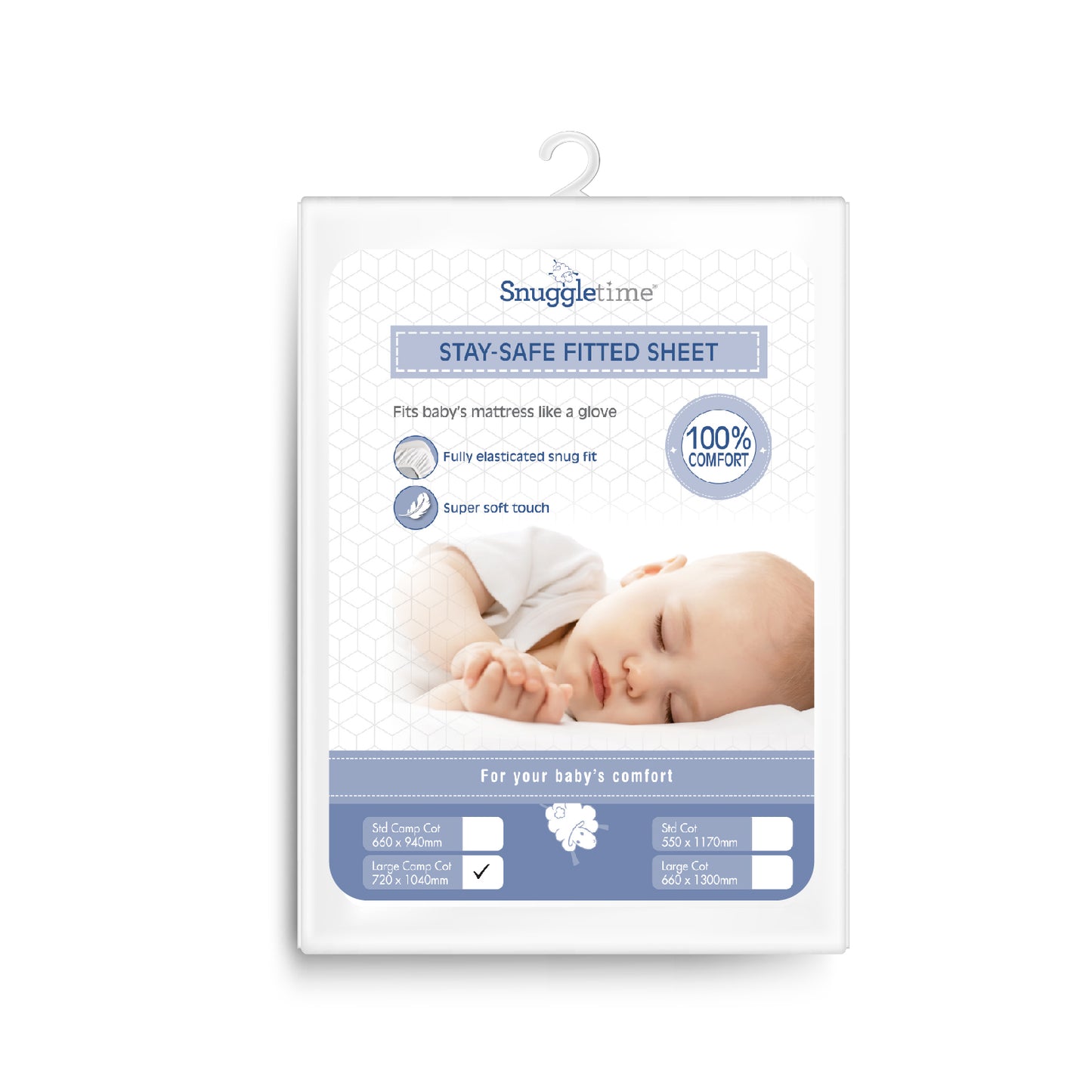 Snuggletime Stay Safe Fitted Sheet